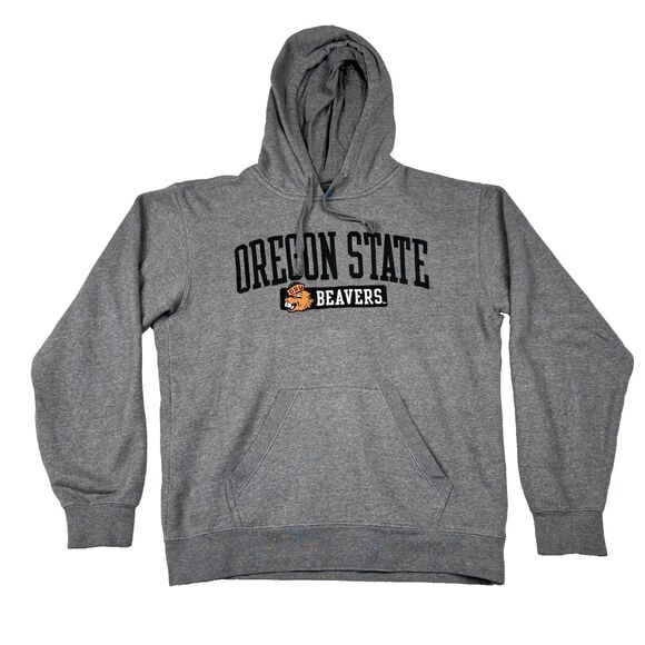 Oregon State Beavers Hoodie Adult Small Grey Sweatshirt Mens Logo - Picture 1 of 5